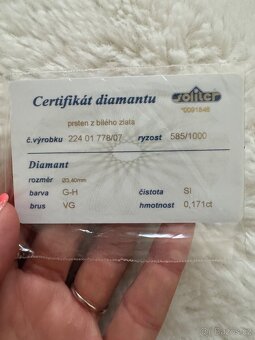 Prstynek s diamantem - 4
