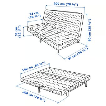 IKEA POHOVKA ROZKLÁDACÍ - 4