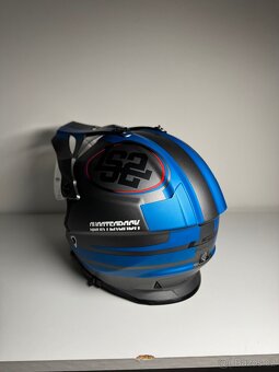 Motocyklová přilba LS2 MX436 Pioneer Quarterback – vel. L - 4