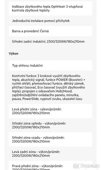 Indukční varná deska AEG IKE96654FB-nova- - 4