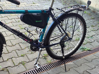 Pánské kolo Trekking Fox Canyon - modro zelené - 4