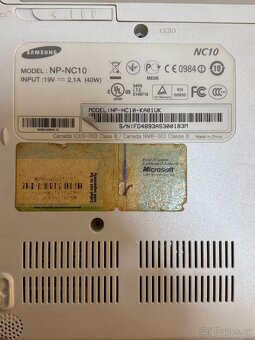 Samsung NC10 mini notebook • Intel Atom • Windows 7 levně ✅ - 4