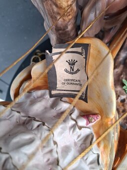 Starožitné porcelánové sousoší Capodimonte - 4