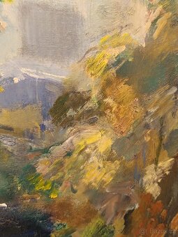 Obraz Jana Lieblová, Šumava 1981, olej 60x80 - 4