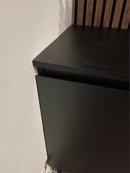 Černá design komoda 150 cm - 4