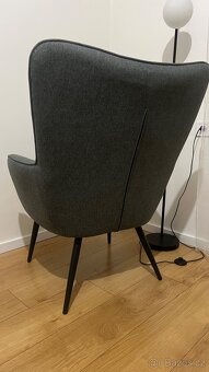 Křeslo s taburetkou - 4