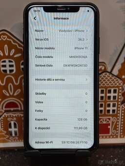 Apple iPhone 11 – 128 GB, baterie 99 % - 4