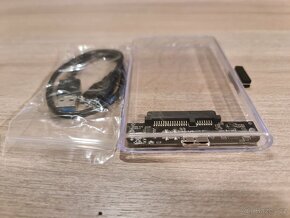 HDD průhledný box 2,5 SATA USB 3 nový - 4