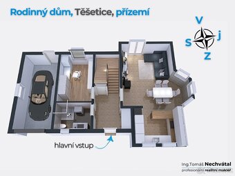 Prodej samostatně stojícího rodinného domu 5+kk s garáží - 4