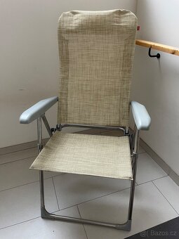 2 NOVE polohovací zahradní židle - 4