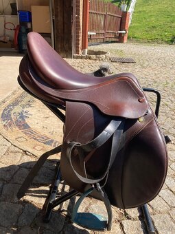 Sedlo Prestige Versailles 17"/ 33/ hnědá barva - 4
