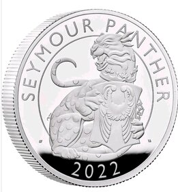Seymour panther Royal Tudor Beasts 2 Oz 2022 - 4