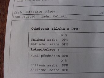 Prodám na LADA kalina 1119 ,,NOVÉ,,čelisti - 4