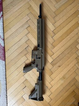Airsoft AEG HK-416 TAN - funkční - 4
