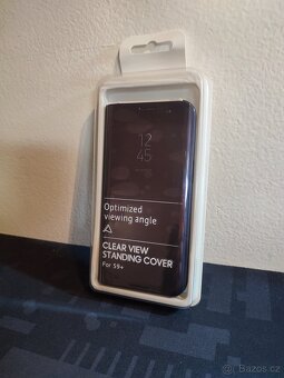 Zrcadlový kryt pro Samsung Galaxy Note 9+ (čer./zl./fia.) - 4