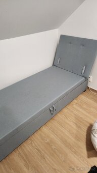 Čalouněná postel 80x195 s úložným prostorem - 4
