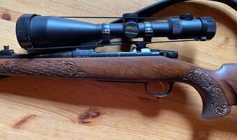 Kulovnice ČZ550 LUX, 7x64, vyřezávaná pažba - 4