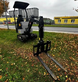 minibagr, pásový bagr, motor Kubota, bagřík - 4