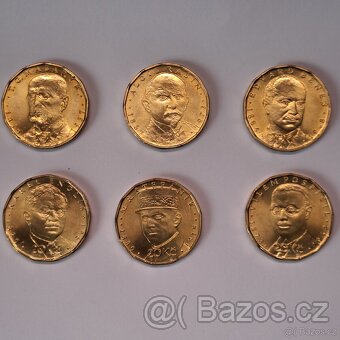 SADA 6 KUSŮ 20 KČ  OBĚŽNÝCH MINCÍ - 4