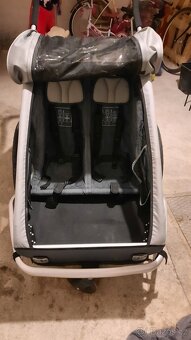 Vozík - kočárek za kolo pro 2 děti CROOZER - 4