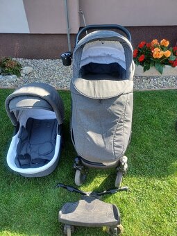 Kočárek Tudore Trapper grey stone 3 kombinace - 4