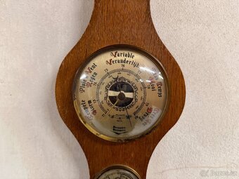 Starožitný rustikální barometr - 4