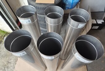 Komín nerezový průměr 130mm, NOVÝ - 4