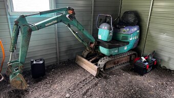 Minibagr, bagr Komatsu PC03 Vodou chlazený - 4