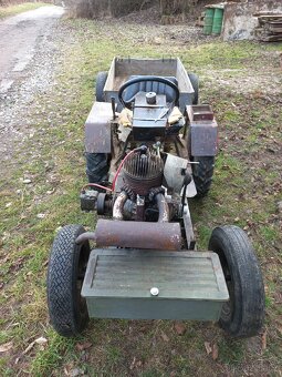Prodám frézu domácí výroby - motor Jawa 250 Perák - 4