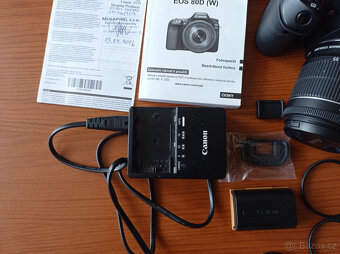 Canon EOS 80d set tělo + 3 objektivy + příslušenství - 4