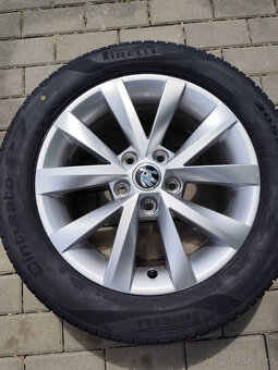 Octavia 3 Combi 1,6 TDI DSG Style Navi LED bila perlet 2017 - 4