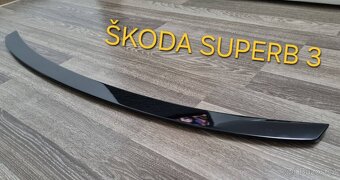 SKODA SUPERB spoiler kridlo lipko na kufor na odtrhovu hranu - 4