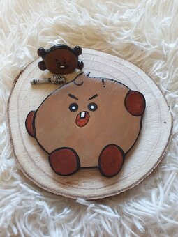 Kpop BTS podtácky BT21 (+ mini figurky) - 4