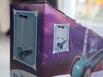 Smoby Disney FROZEN Twist Scooter - NOVÝ / NESLOŽENÝ - 4