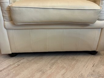 Křeslo Chesterfield kožené - 4