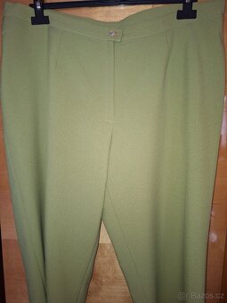 Pistáciové tříčtvrteční kalhoty XXL - 4
