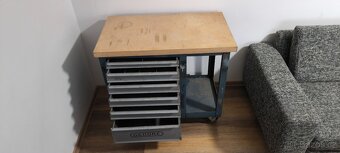 Pojízdný ponk - dílenský stolek - dílenská skříň GEDORE - 4