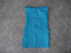 Tyrkysové šaty - S/M - 4