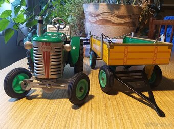 Traktor s valníkem zelený - 4