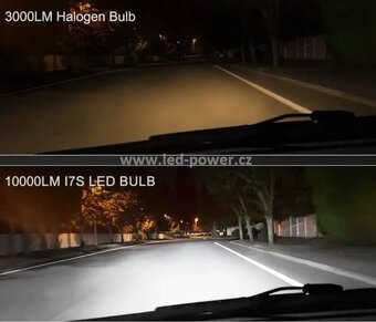 LED ŽÁROVKY H7 I7S 6000K CAN BUS - 2KS - 4