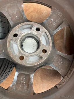 4x litá kola 4x108 R15, letní pneu - 4