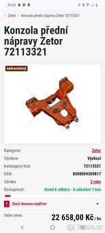 Konzole nápravy Zetor - 4