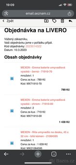 Koupelnová skříňka včetně umyvadla - 4
