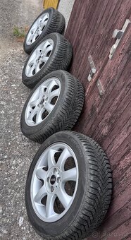 Zimní sada Mini 16" 4X100 6.5J ET48 PNEU 195/55 R16 zánovní - 4