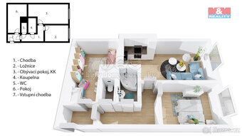 Prodej bytu 2+kk, 57 m², Praha, ul. Tavolníková - 4