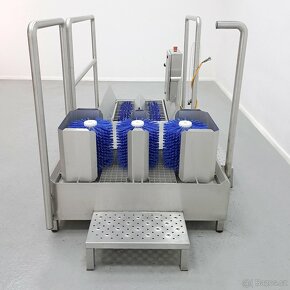 Hygienická čistící zóna Průmyslový čistič obuvi 250x120x125 - 4