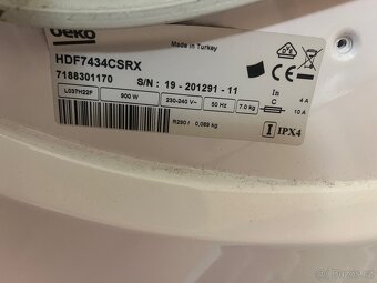 Beko HDF7434CSRX - na nahradni dily - 4