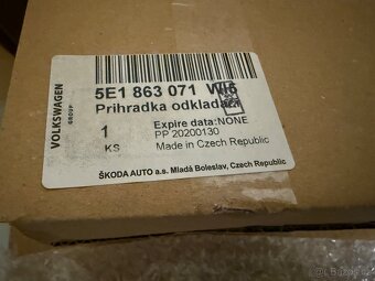 Odkládací přihrádka Škoda Octavia 3 - 4