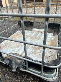 IBC klec na kubíkovou nádrž, plast, pozink - 4