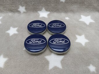 Středové krytky Ford, 54x52mm Modré - 4